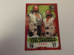 Topps Slam Attax - Takeover "LUKE GALLOWS & KARL ANDERSON" #280 Trading Card