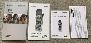 Vintage Samsung SCH-3500 User Guide, Accessory Guide, Quick Reference Guide MINT - Zdjęcie 1 z 9