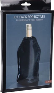 Wine Bottle Cooler Sleeve Slipon Cooling Sleeve Chiller Gel Pad No Ice Cool Bag - Picture 1 of 6