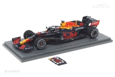 Rosso Bull Racing RB16B Vincitore Gp Olanda 2021 Max Verstappen / Pit Board - Immagine 1 di 4