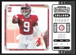 2023 Contenders College Ticket Jordan Battle RC Alabama Crimson Tide #24 - Bild 1 von 2