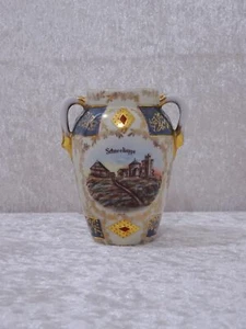 Antike Porzellan Vase Schneekoppe Riesengebirge Schlesien - Vintage - 9 cm - Bild 1 von 3