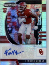 2020 Prizm Draft Picks Autograph Prizms Hyper #171 Kenneth Murray Auto /75