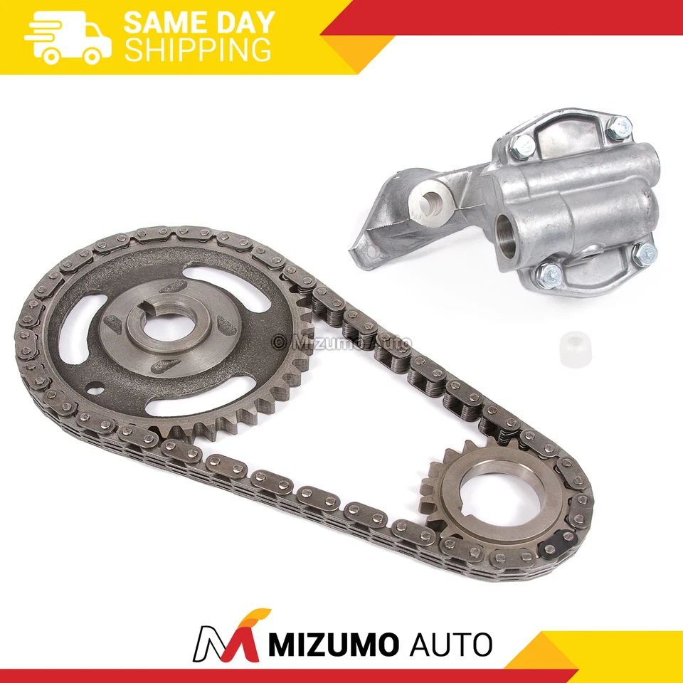Timing Chain Kit Oil Pump Fit 93-99 Buick Chevrolet Pontiac Oldsmobile 3.1 Vin M - Image 1 of 4