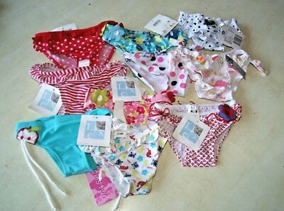lot revendeur/destockage de 10 bas de maillots de bain fille de  0 à 36 mois - Photo 1/3