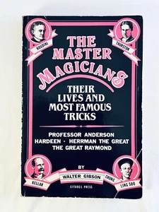 The Master Magicians (Walter Gibson) Paperback - USED - Picture 1 of 4