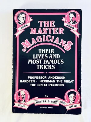 The Master Magicians (Walter Gibson) Paperback - USED - Image 1 of 4