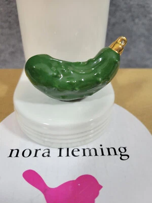 Nora Fleming Mini Christmas Pickle A283 - Image 1 of 4