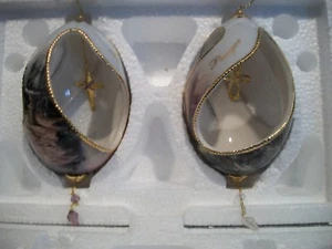 Thomas Kinkade Glorious Blessings Heirloom Porcelain ornaments..PRAYER & PEACE - Picture 1 of 4