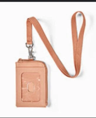 CARTERA CON CORDÓN Thirty One ID en CORAL MELOCOTÓN Nueva Empaquetada de Fábrica Foto 1 de 3