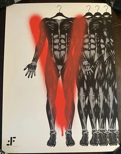 SOLO 69 HECHO V 1983 Ciencia Ficción Terror Serie de TV Visitantes Arte Impresión Póster Mondo SDCC - Imagen 1 de 6