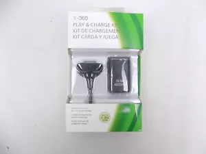 Brand New Xbox 360 Play and Charge Kit Rechargeable Battery + Cable - Picture 1 of 2
