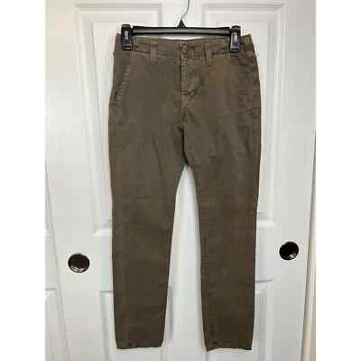 Pantalones cortos chinos ajustados al tobillo 100 % algodón talla 22 marca J Inez Foto 1 de 4