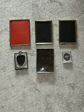 A Collection of Vintage Gold And SilverTone Silver Plated Photo/ Picture Frames