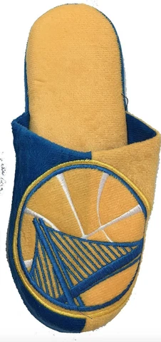 Golden State Warriors NBA Mens Slide Slippers Big Logo Size 11/12 Cover
