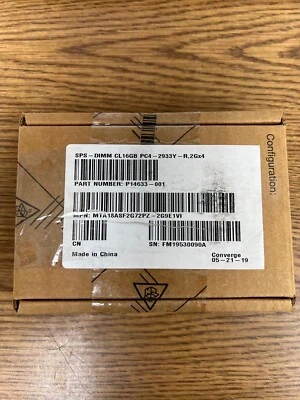 HPE P14633-001 P03051-C91 MICRON MTA18ASF2G72PZ-2G9 16GB 1Rx4 PC4-23400 RDIMM - Image 1 of 2