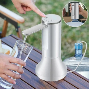 Electric Water Bottle Pump Automatic Water Dispenser Pump 19 Liters Foldable New - Picture 1 of 26
