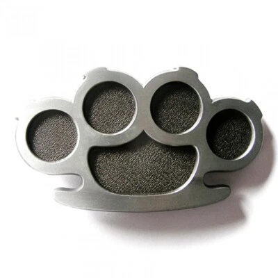 PIRATE OUTFITTERS Buckle Schlagring Fighter silbern Gürtelschnalle