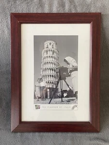 Costa Kaffee Werbung gerahmtes Bild Turm von Pisa Caffe Innenarchitektur - Bild 1 von 20