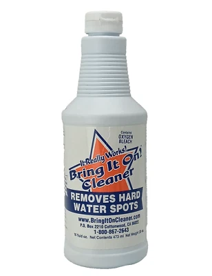 Limpiador quitamanchas de agua dura Bring It On para cocina y baño 16 onzas Foto 1 de 4