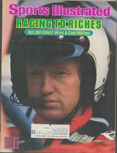 SEPT 9 1985 SPORTS ILLUSTRATED-NASCAR BILL ELLIOTT at Darlington Robbie Bosco - Picture 1 of 1