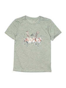 Adidas Boys Green Active T-Shirt 7 - Picture 1 of 2