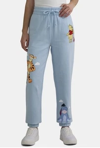 Disney Winnie the Pooh Women's Embriodered Joggers, Sweatpants, NWT, L (12-14) - Picture 1 of 3