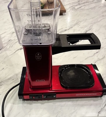 Technivorm Moccamaster 53944 KBGV Cafetera 10 Tazas Roja Manzana - Faltan Piezas Foto 1 de 4