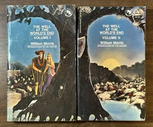 William Morris Der Brunnen am Ende der Welt Vol. 1 & 2 1972 Ballantine - Bild 1 von 4