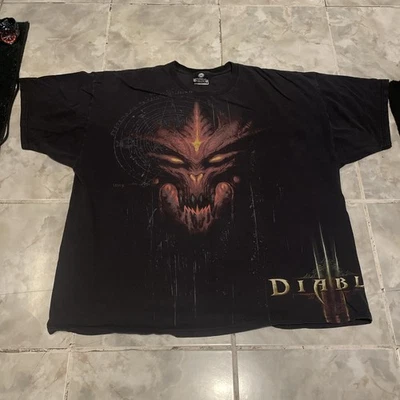 Camiseta De Colección Y2K Diablo Blizzard Promo Videojuego Coleccionistas Artículo Raro Talla 3XL Foto 1 de 4
