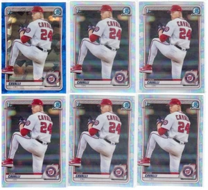 2020 1st Bowman Chrome CADE CAVALLI RC All Refractor Lot incl. Blue Ice #BD-24 - Picture 1 of 1
