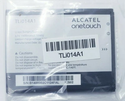 Batería Alcatel TLI014A1 1400mAh para Smartphone OneTouch Repuesto Foto 1 de 4
