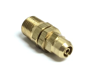 BOWMAN 2692, Compression Fitting Adapter, 1/8" ID X 1/4" OD Hose X 1/4" MNPT  - Image 1 of 3