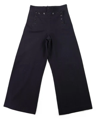 Pantalones Jack De Colección EE. UU. Para Hombre 29 x 28 Azul Lana Azul Marino Auténticos Lana Pierna Ancha Foto 1 de 4