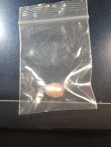 Natural Conch Pearl 9.6ct Salmon Pink, Round Shape - Picture 1 of 1