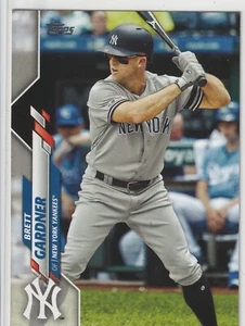 BRETT GARDNER #614 2020 TOPPS SERIES 2 MLB New York Yankees Outfielder - Picture 1 of 2