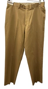 Roundtree & Yorke Classic Fit Flat Front Waist Expander Pants NWT Men’s 34 X 32 - Picture 1 of 9