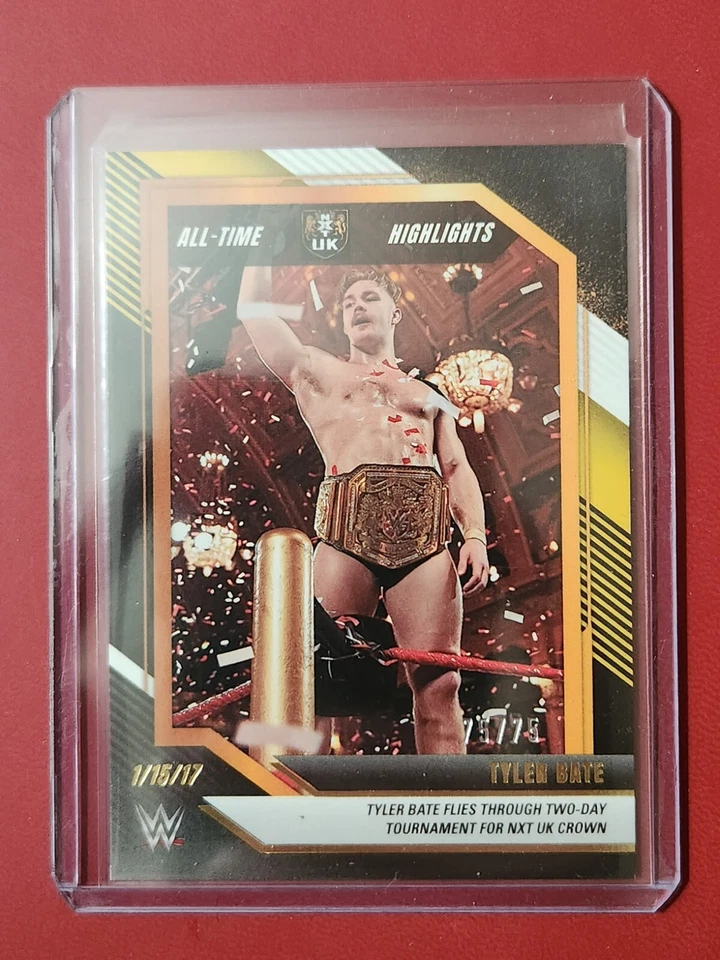 2022 Panini WWE NXT - All-Time NXT Highlights Green #9 Tyler Bate - Image 1 of 2