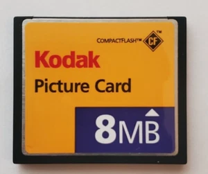 Kodak Picture Card Compact Flash 8MB CF Type-I Memory Card for Digital Cameras - Picture 1 of 2