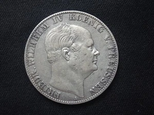 1859 A German States Prussia Thaler Silver - Picture 1 of 2