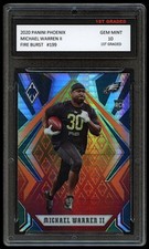 MICHAEL WARREN II 2020 PANINI PHOENIX FIRE BURST 1ST GRADED 10 ROOKIE CARD RC