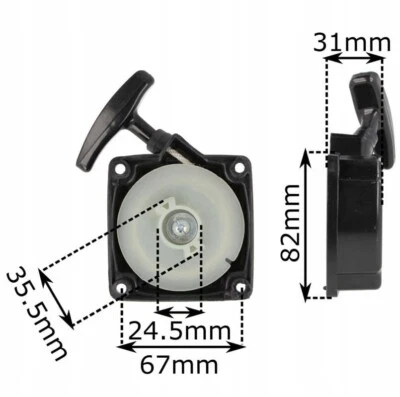 Seilzugstarter Motorsense passend zb. für Rotfuchs Timbertech BC / MS52 Top!