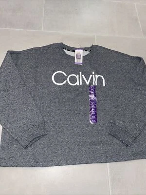 Moletom Calvin Klein Feminino Semi Cropped Tamanho XXLarge Novo Com Etiquetas Novo Com Etiqueta - Imagem 1 de 4