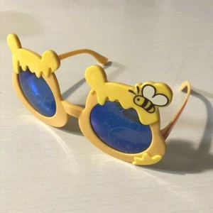 Tokyo Disney Resort Winnie the Pooh Sunglasses Yellow Limited TDR TDL TDS Rare - Picture 1 of 12