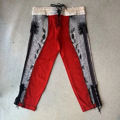 Pantalones Jean Paul Gaultier Bordados Cuentas Talla 44 Grande EE. UU. 10 Limitado Mujer Raro Foto 1 de 4