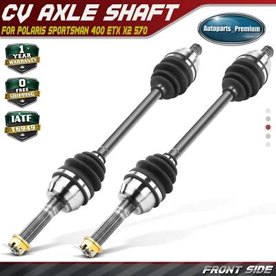 2x Conjunto de eje CV delantero izquierdo y derecho para Polaris Sportsman 400 450 SP 570 ETX Foto 1 de 4