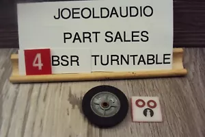 BSR/Fisher ADC # 2 Turntable Idler Wheel & Clips Compatable Models Listed Below - Picture 1 of 3