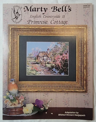 Marty Bell Primrose Cottage cross stitch pattern Pegasus Publications - Image 1 of 2