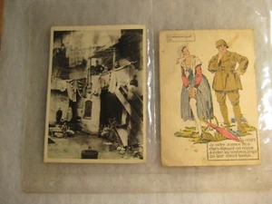 Postal de dos militares de guerra de la Segunda Guerra Mundial 1944 - Usada por teniente - Imagen 1 de 5