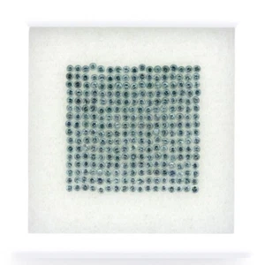 2.37cts CALIBRATED 1.2mm ROUND CUT 272pcs NATURAL METTALIC BLUE GRAY SPINEL SET - Picture 1 of 1